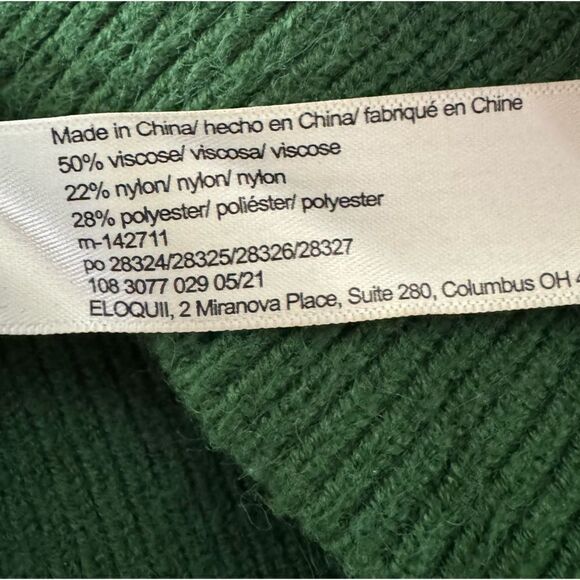 Eloquii Tall Cuff Turtleneck Puff Sleeve Sweater Size 18/20 - Picture 6 of 6